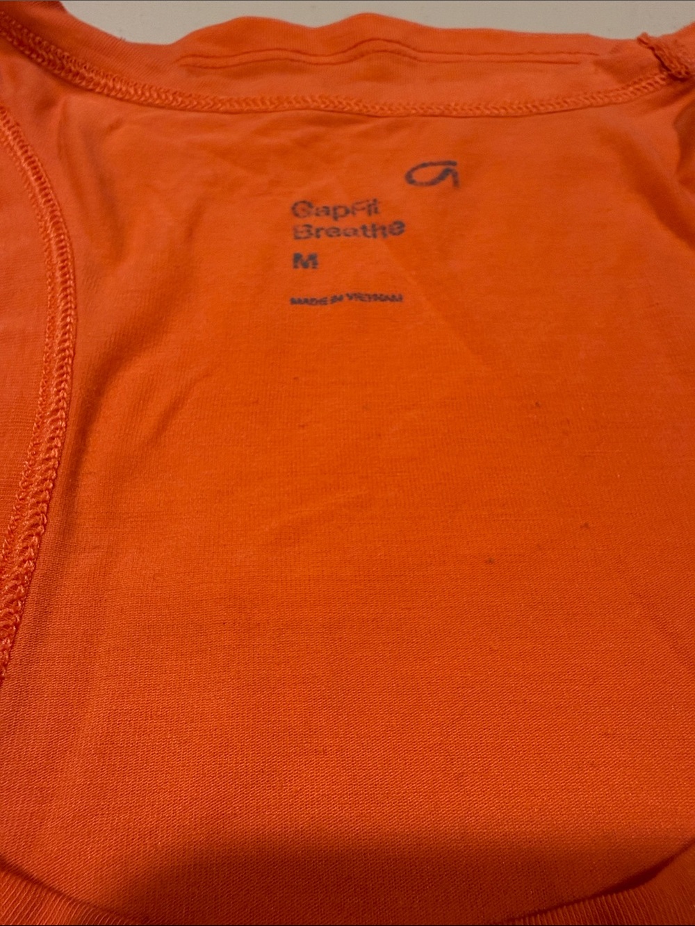 GAP Bright Orange Racerback Tank - Picture 4 of 5